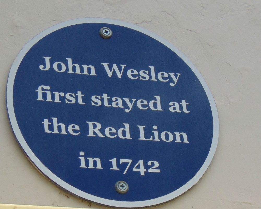 Red Lion Plaque Wesley Trail
